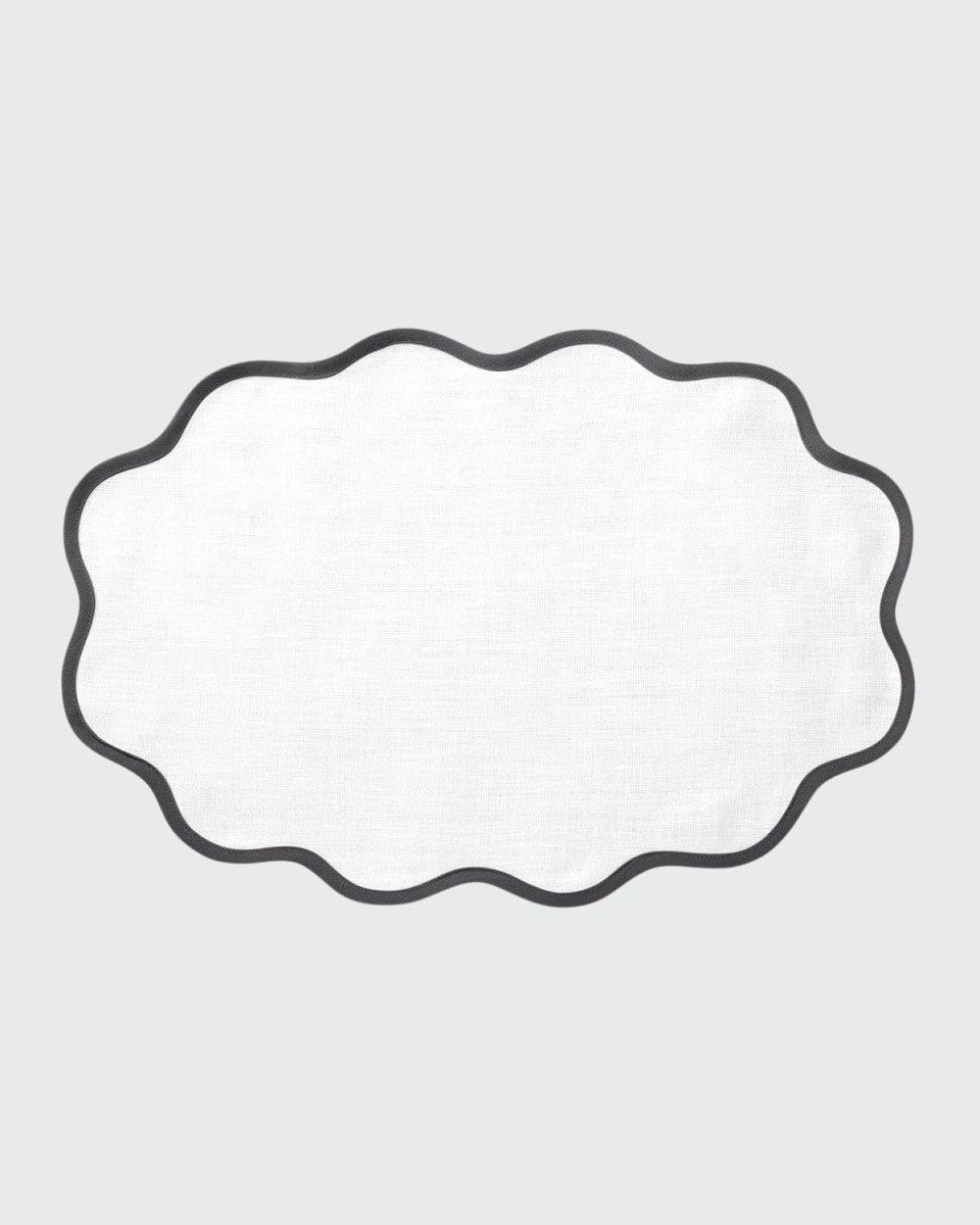 Casual Couture Scallop Placemats, Set of 4